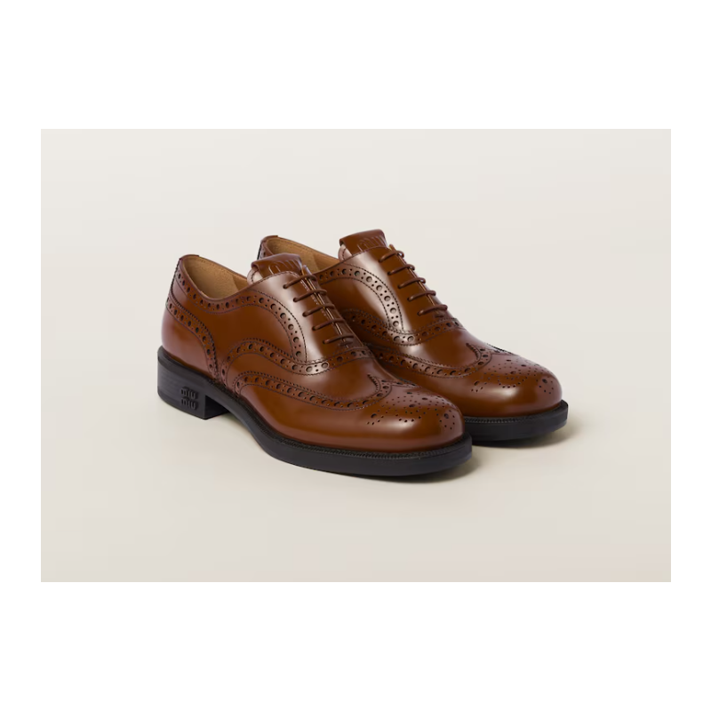 Miu Miu leather loafers