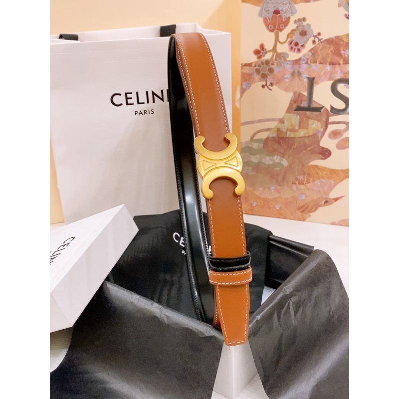 Celine Gürtel Triomphe Reversible 25mm  