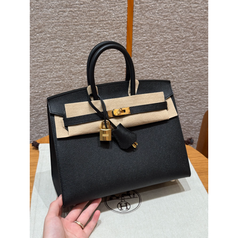 Hermes Birkin 25/ 30  in Epsom Leather-Black