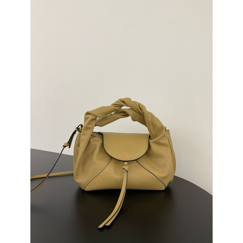 Fendi Spy Small Tasche aus Leder in Beige