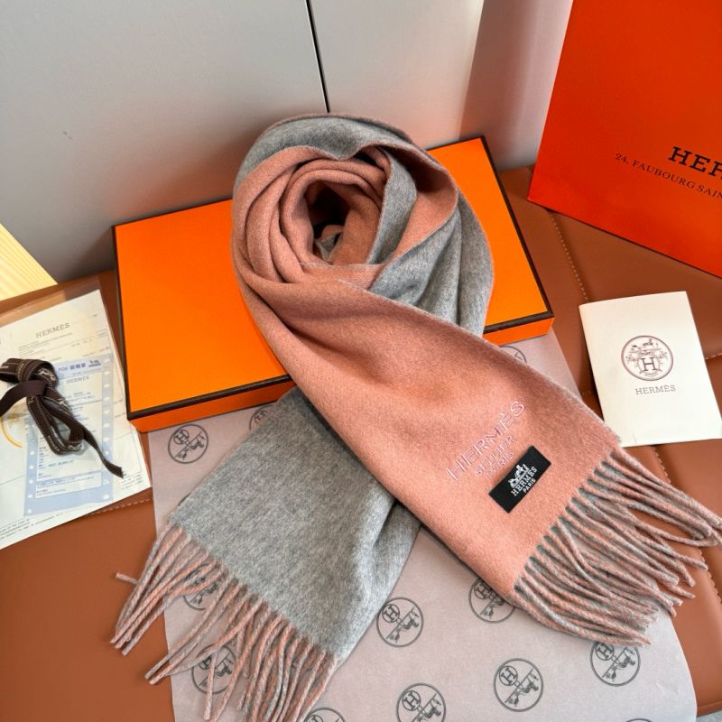 Hermes Cashmere Reversible Scarf