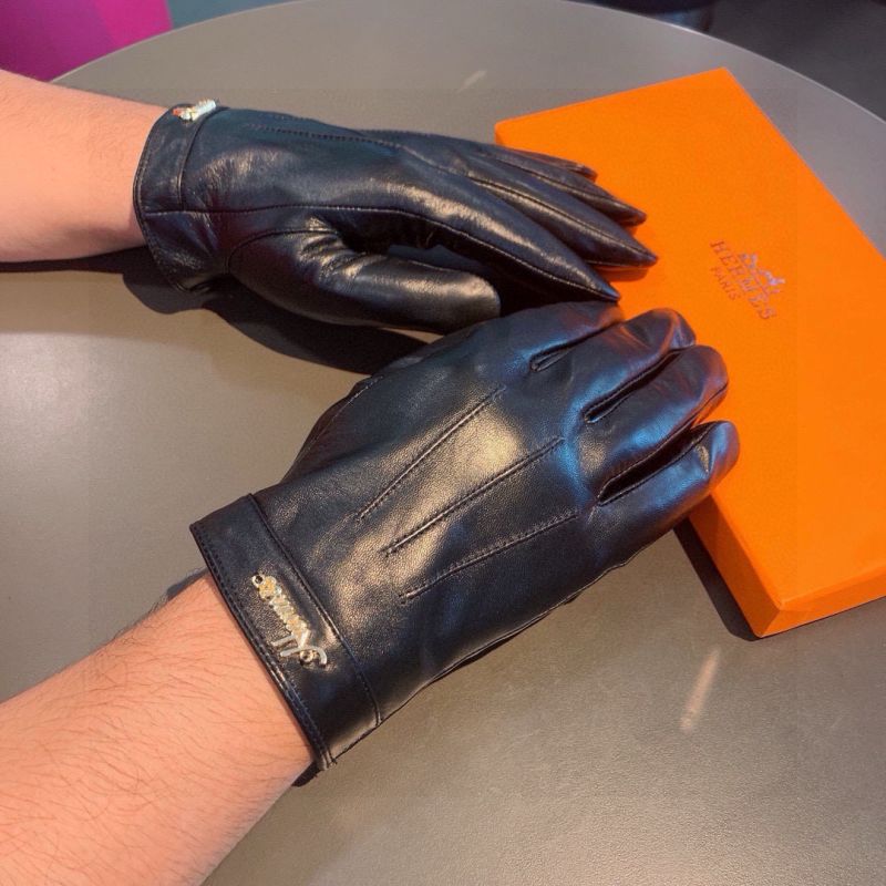 Hermes Men's leather Gloves