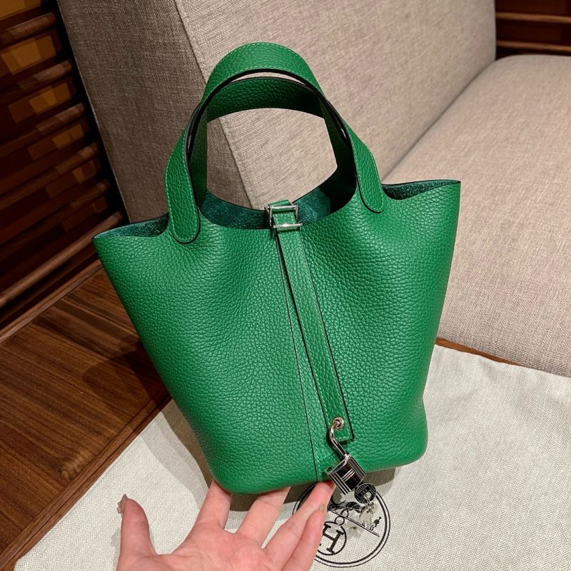 Hermes Tasche Picotin Lock 18/22- Bambou