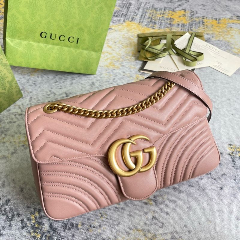 Gucci Marmont gro&szlig; Tasche-Pink