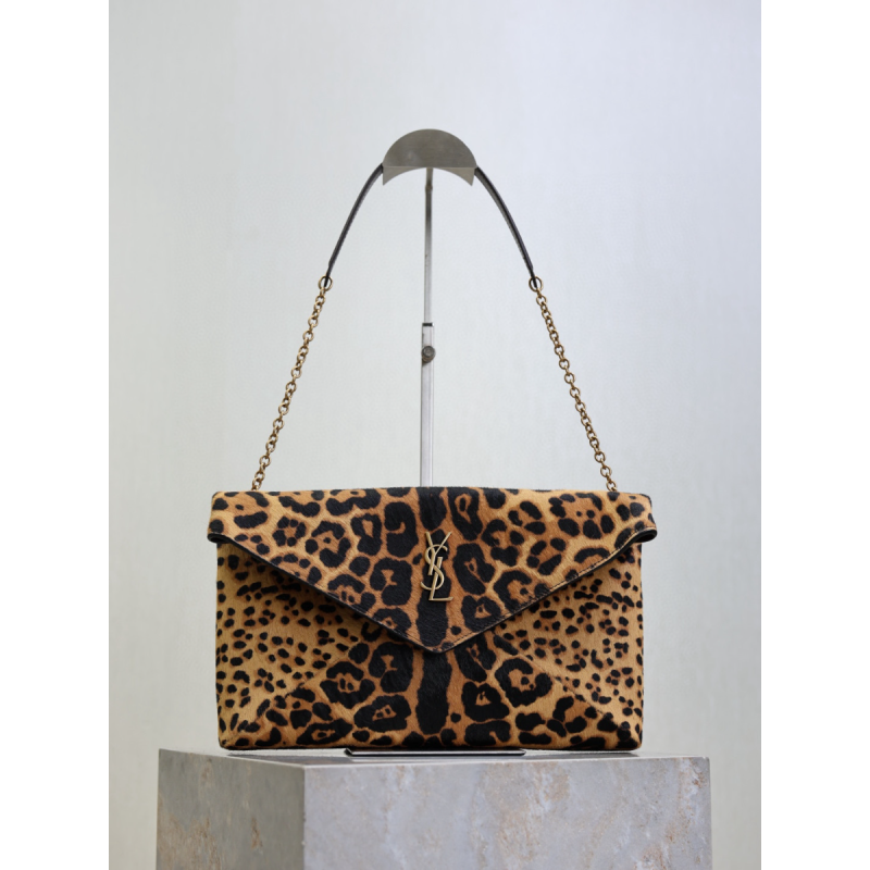 Saint Laurent Envelope Pouch on Chain 