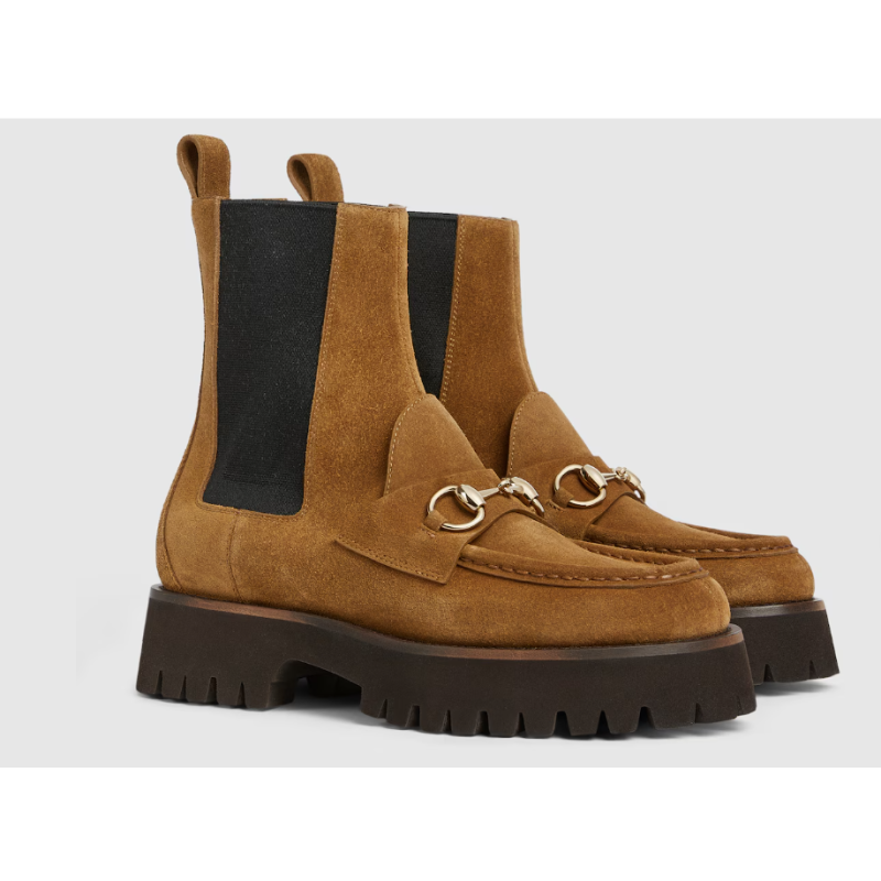 Damenstiefelette mit Horsebit