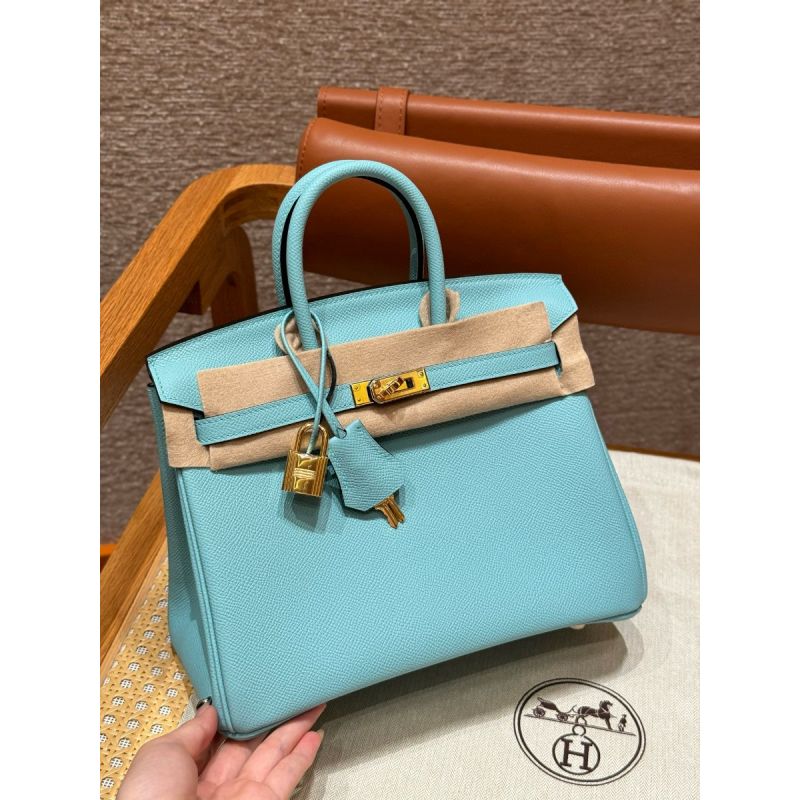 Hermes Birkin 25 / 30  in Epsom Leather-Blue atoll