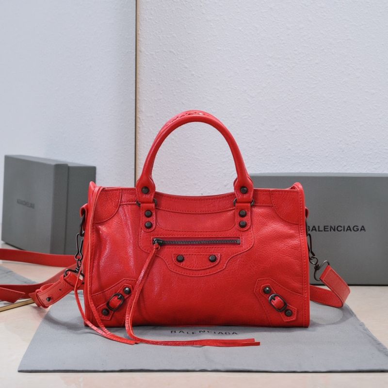 Balenciaga Le City kleine Tasche-Red
